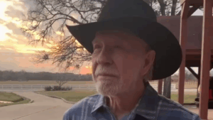 Chuck Norris by the sunset.