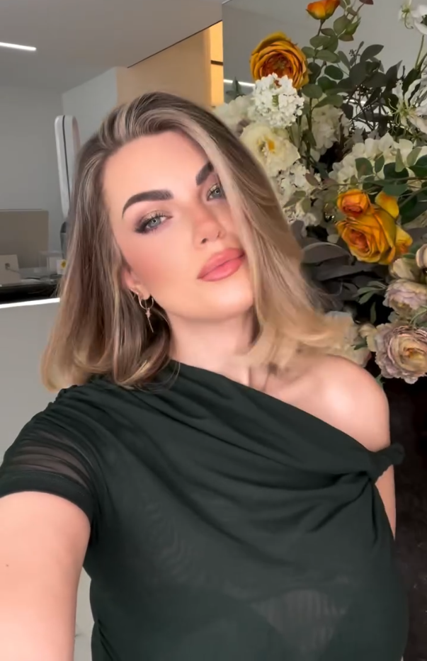 Stefanie Pieper looks into the camera in this video still.