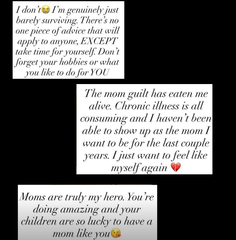 The first Mikayla Instagram Story screenshot of two.