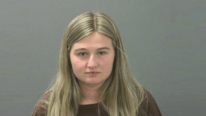 Kendra Caldwell Duggar poses for her mugshot in March 2026.