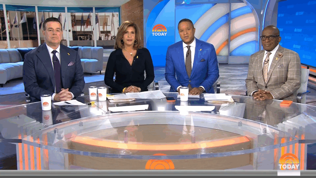 Carson Daly, Hoda Kotb, Craig Melvin, and Al Roker