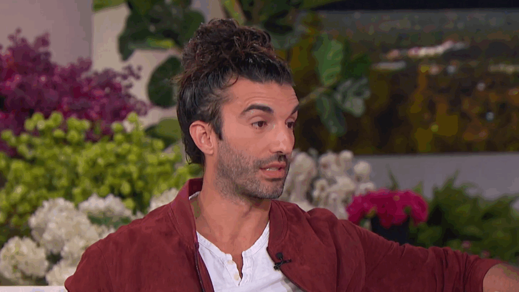 Justin Baldoni on The Jennifer Hudson show.