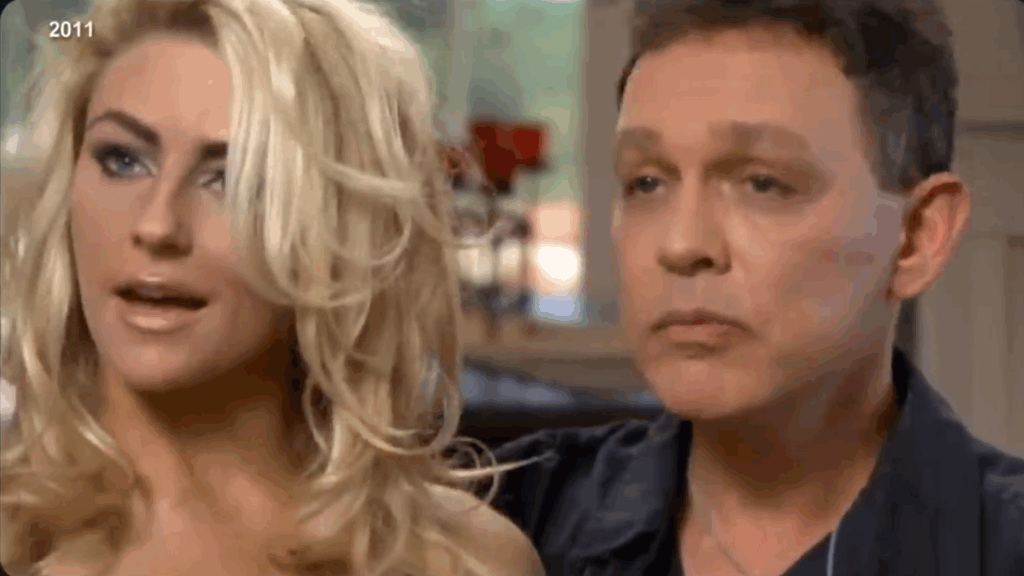 Courtney Stodden on Nightline with Doug Hutchison in 2011.