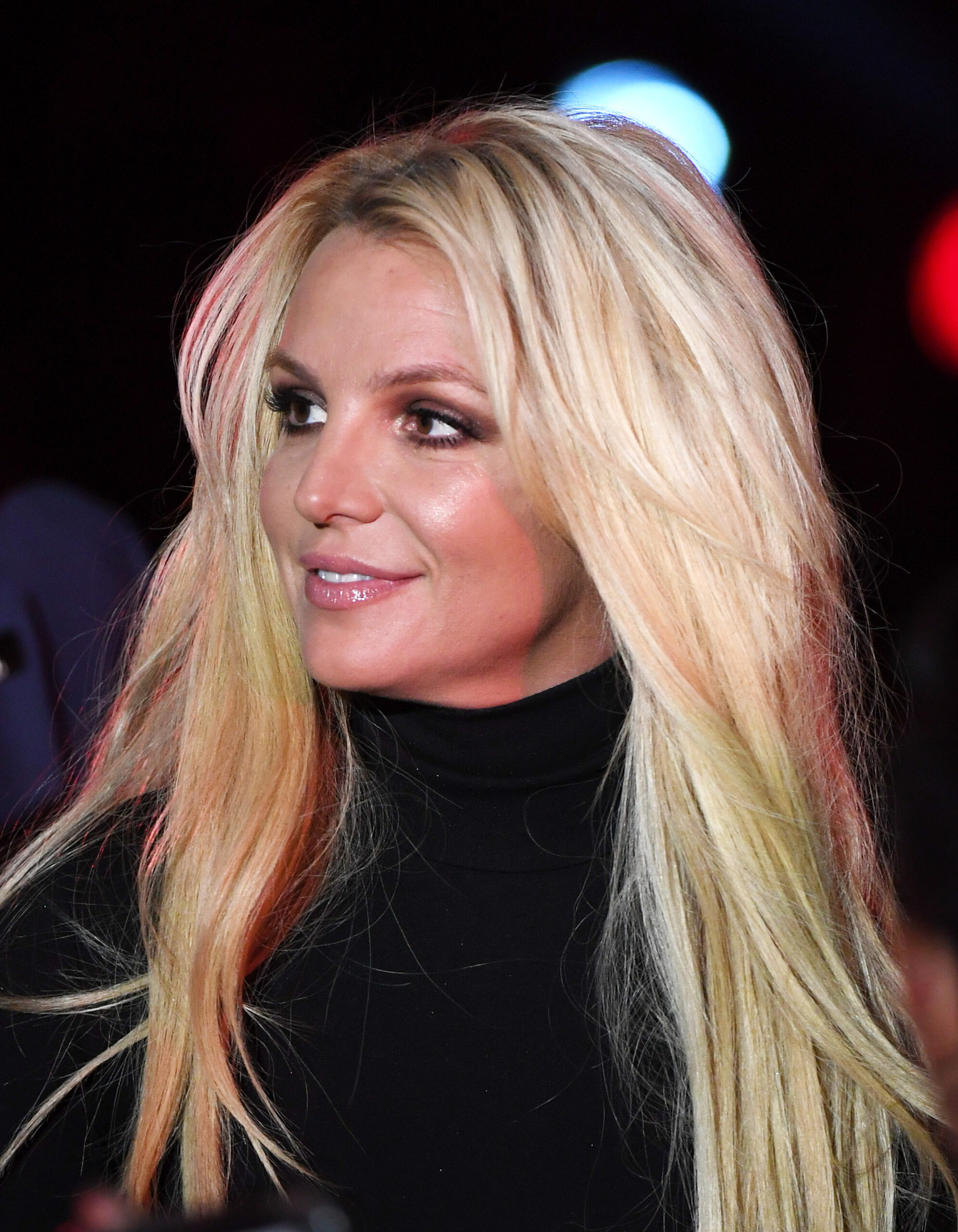 Singer Britney Spears attends the ceremony announcing her new residency 