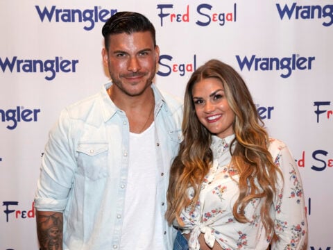 Jax Taylor (L) and Brittany Cartwright attend “A Ride Through the Ages”: Wrangler Capsule Collection Launch at Fred Segal Sunset at Fred Segal on September 19, 2019 in Los Angeles, California.