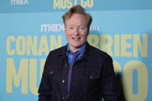 Conan O'Brien arrives at the Los Angeles Premiere of Max Original Travel Series "Conan O'Brien Must Go" at Avalon Hollywood & Bardot on April 16, 2024 in Los Angeles, California.
