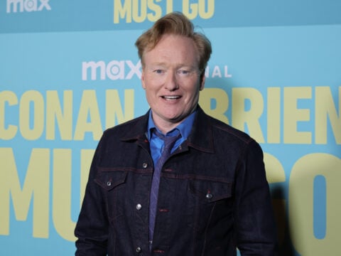 Conan O'Brien arrives at the Los Angeles Premiere of Max Original Travel Series 