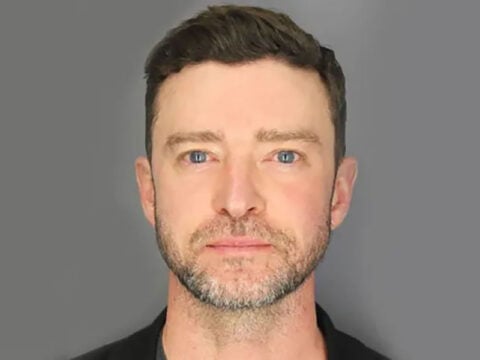 In this handout image provided by the Sag Harbor Police Department, Musician Justin Timberlake is seen in a booking photo on June 18, 2024 in Sag Harbor, New York.