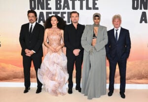 Benicio del Toro, Chase Infiniti, Leonardo DiCaprio, Teyana Taylor and Sean Penn attend the 