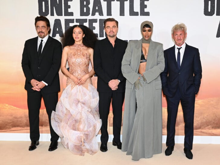 Benicio del Toro, Chase Infiniti, Leonardo DiCaprio, Teyana Taylor and Sean Penn attend the 