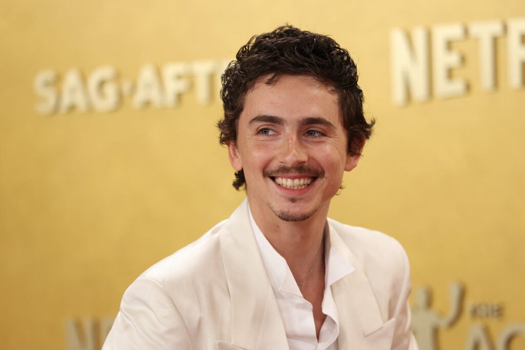 El actor francés-estadounidense Timothee Chalamet El actor francés-estadounidense Timothee Chalamet asiste a la 32ª edición de los Premios Anuales de Actor en el Shrine Auditorium el 1 de marzo de 2026 en Los Ángeles.