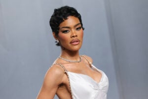Teyana Taylor attends the Vanity Fair Oscar Party at the Los Angeles County Museum of Art (LACMA) in Los Angeles on March 15, 2026.