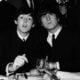 Beatles Paul McCartney (left) and John Lennon (1940 - 1980) at the Variety Club Showbusiness Awards held at the Dorchester, London.