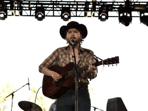 Colter Wall performs onstage during 2018 Stagecoach California's Country Music Festival at the Empire Polo Field on April 29, 2018 in Indio, California.