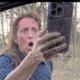 Michelle Duggar confronts paparazzi near her home in Arkansas.