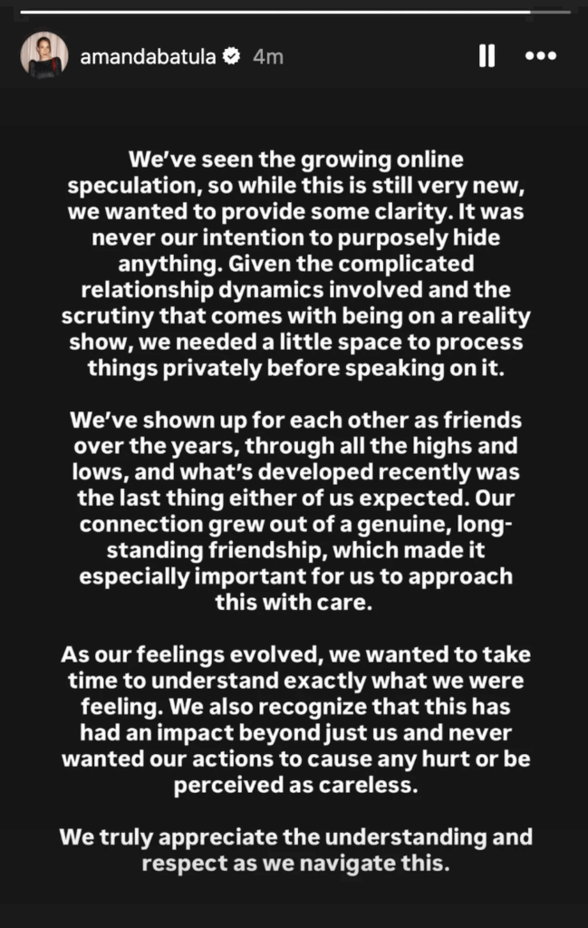 Amanda and West are officially an item.