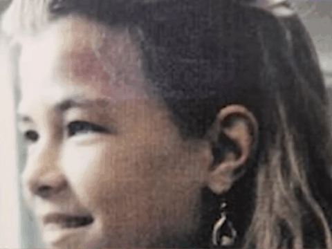 Christina Marie Plante in the early 1990s.