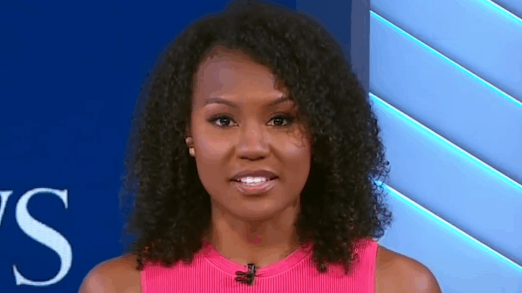 Janai Norman speaks to the camera on Good Morning America