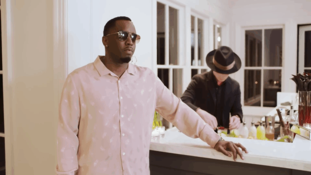 Diddy answers questions for Vogue.