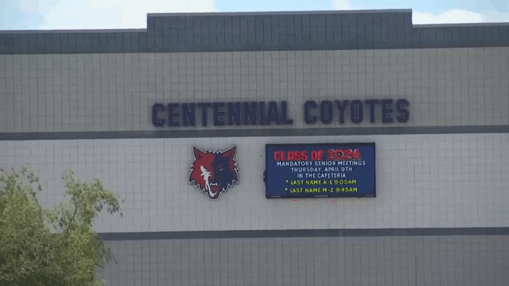 Centennial High School in Arizona.