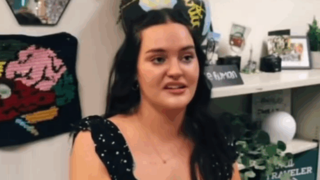 Haley Beck as a teacher.