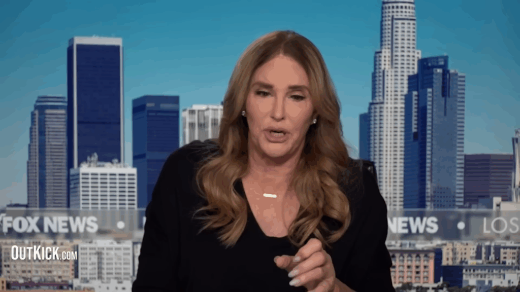 Caitlyn Jenner on Tomi Lahren's podcast.