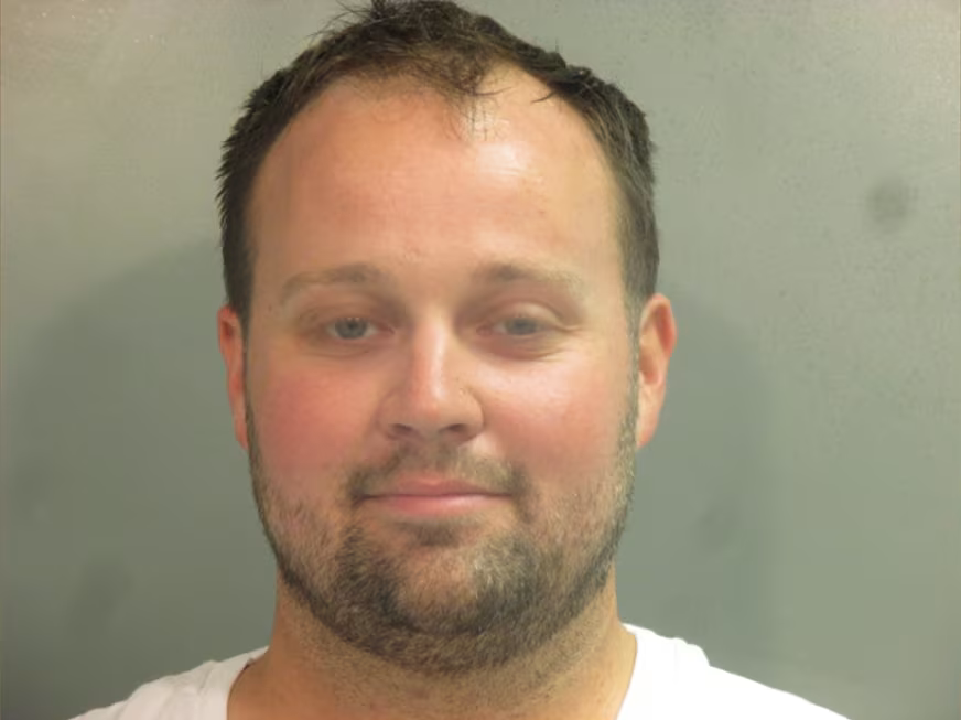 Josh Duggar's initial mugshot.
