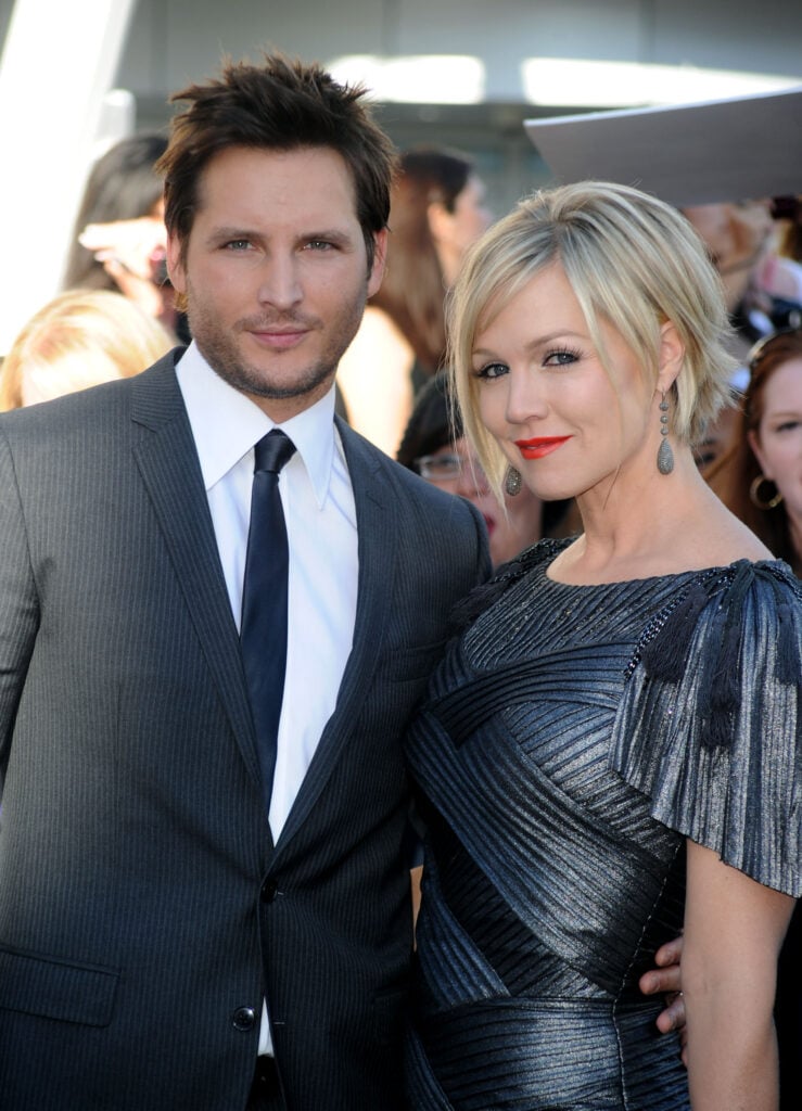 Peter Facinelli and wife Jennie Garth arrive at the premiere of Summit Entertainment's "The Twilight Saga: Eclipse" during the 2010 Los Angeles Film Festival at Nokia Theatre L.A. Live on June 24, 2010 in Los Angeles, California.  
