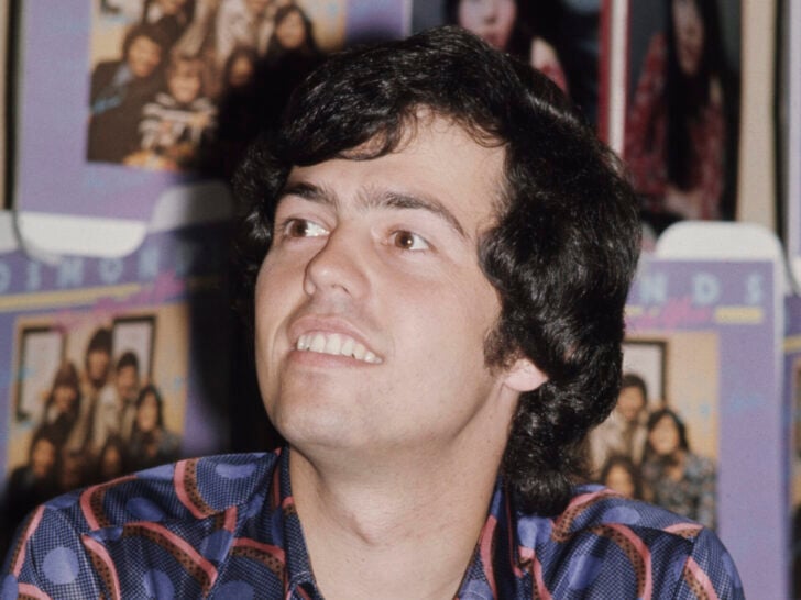 American singer Alan Osmond of musical family The Osmonds, during publicity for their compilation album 'Our Best to You', circa 1974.