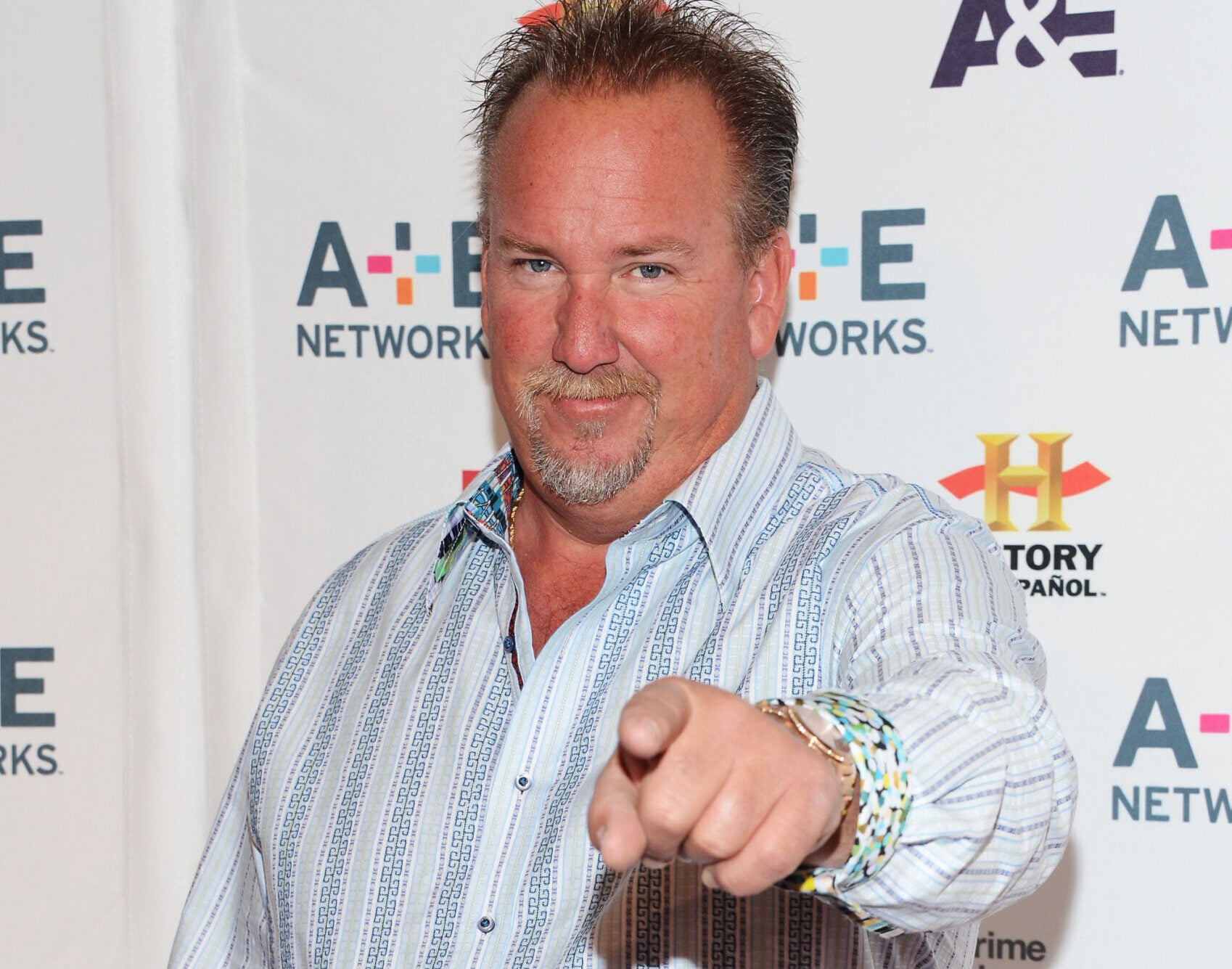 TV Personality Darrell Sheets attends A&E Networks 2012 Upfront at Lincoln Center on May 9, 2012 in New York City.  