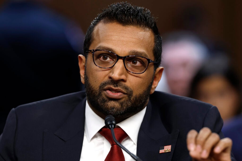 Kash Patel, U.S. President Donald Trumpâ€™s nominee to be Director of the Federal Bureau of Investigation (FBI), testifies during his confirmation hearing before the Senate Judiciary Committee in the Dirksen Senate Office Building on January 30, 2025 in Washington, DC. 