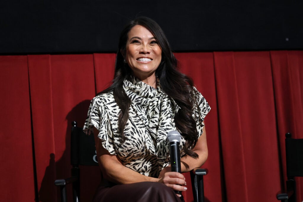 Dr. Sandra Lee speaks onstage during the Premiere VIP Screening Event Of All-New Lifetime Show "Dr. Pimple Popper: Breaking Out" With Dr. Sandra Lee at Dolby Theatre on April 10, 2025 in Los Angeles, California.
