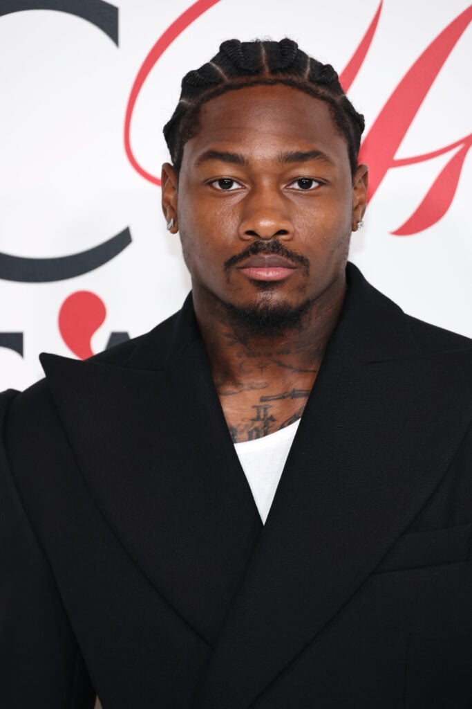 Stefon Diggs attends the 2025 CFDA Awards at The American Museum of Natural History on November 03, 2025 in New York City. 