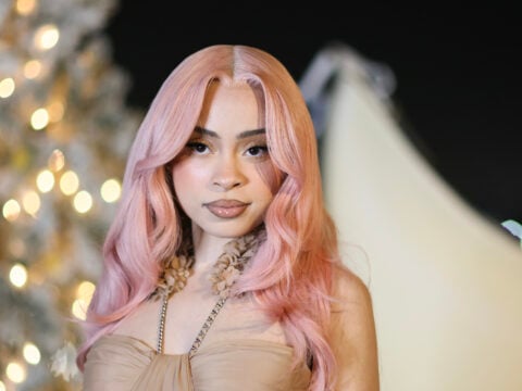 Ice Spice attends the Kate Spade New York and NYLON 