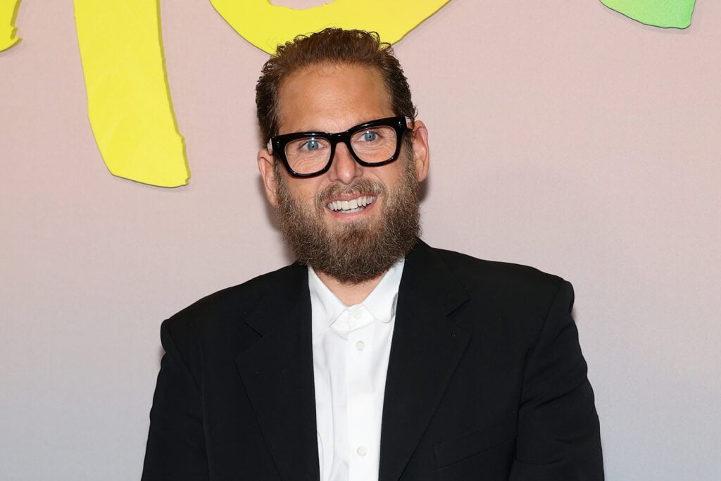 Jonah Hill attends the world premiere of Apple's "Outcome" at AMC Lincoln Square Theater on April 06, 2026 in New York City. 
