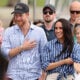 Prince Harry, Duke of Sussex and Meghan, Duchess of Sussex greet members of the public at the Cruising Yacht Club of Australia on April 17, 2026 in Sydney, Australia.