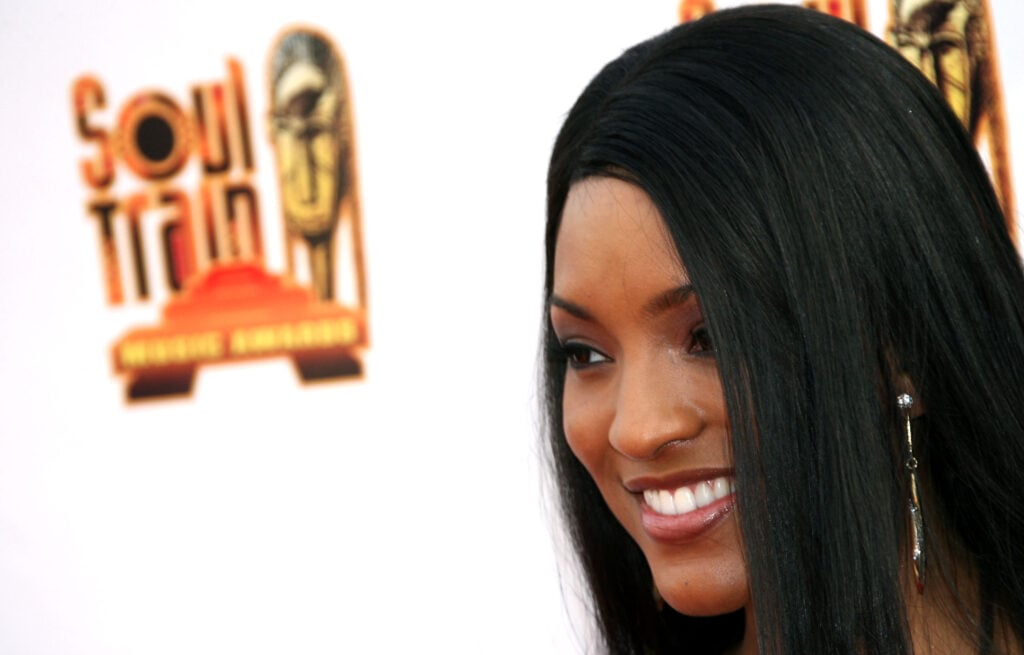 Actress Drew Sidora arrives at the 21st Annual Soul Train Music Awards held at the Pasadena Civic Auditorium on March 10, 2007 in Pasadena, California.  
