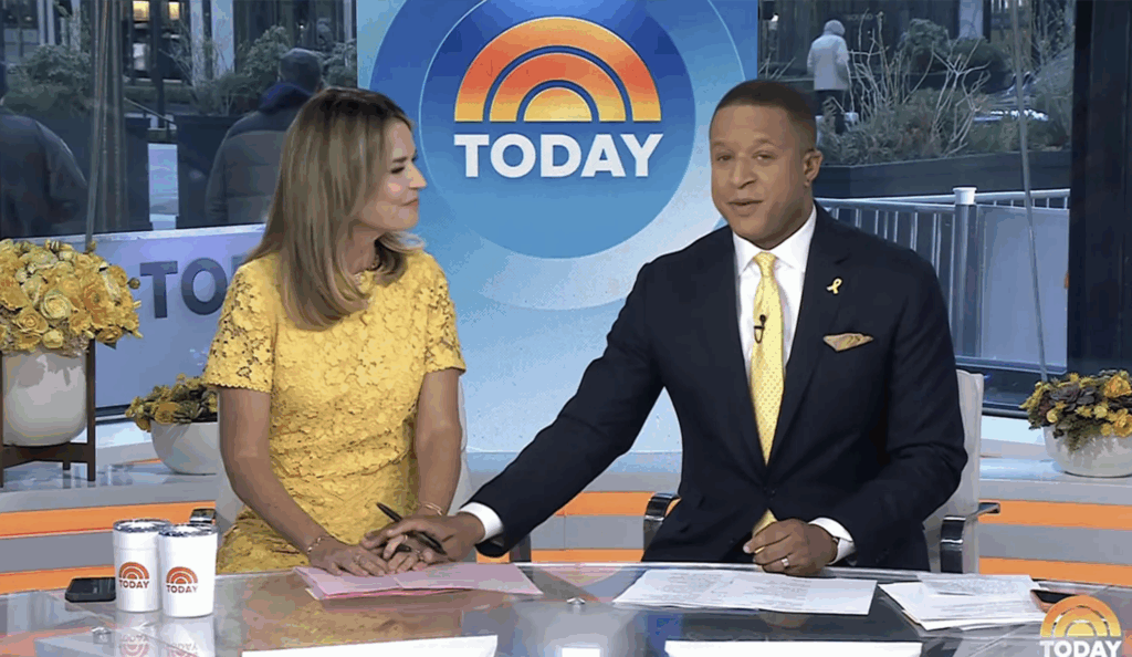 Savannah Guthrie has returned to Studio 1A two months after her mother's disappearance.