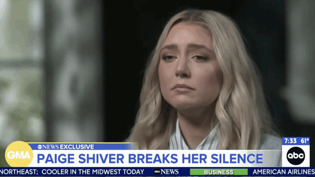 Paige Shiver claims that she got pregnant by Sherrone Moore.