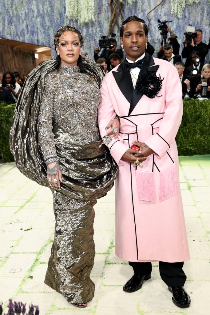 Rihanna and A$AP Rocky at the 2026 Met Gala.