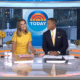 Savannah Guthrie and Craig Melvin on her first day back.