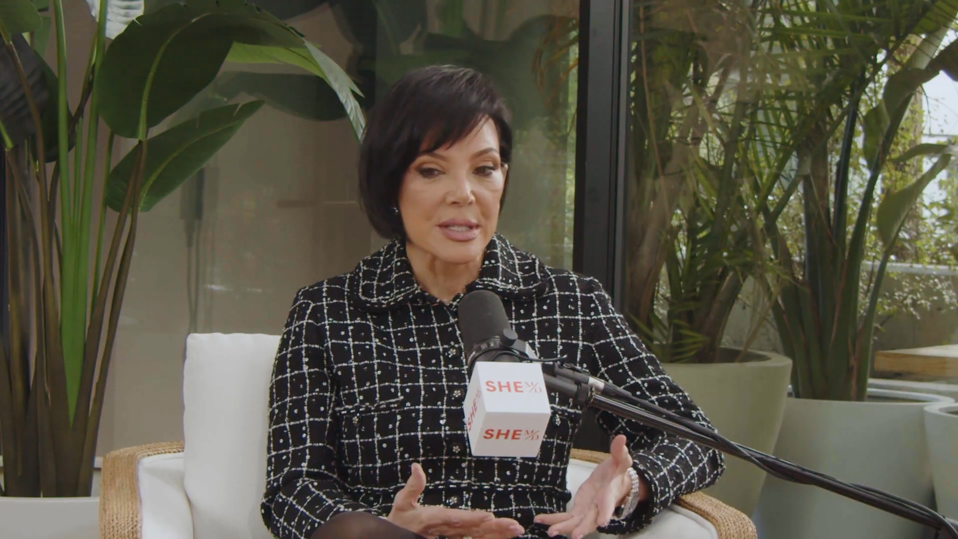 Kris Jenner shares her beliefs on the SHE MD podcast.