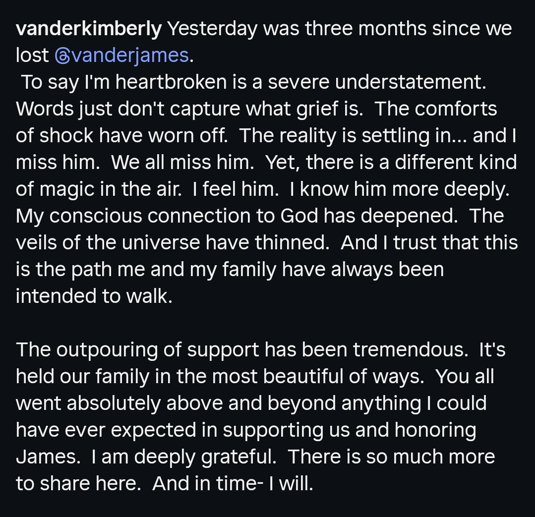 A dark mode Instagram caption screenshot.