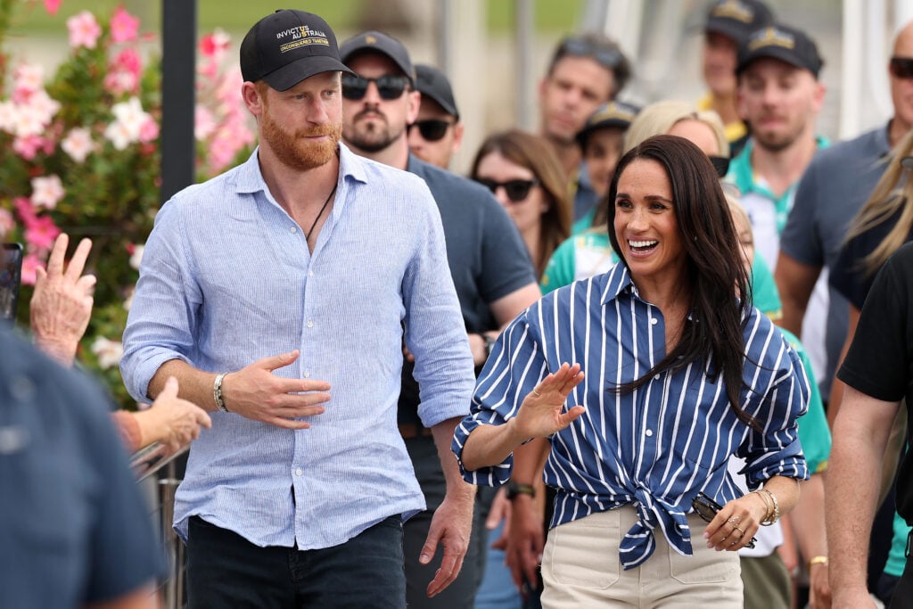 Meghan Markle and Prince Harry in Sydney, Australia.