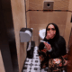 Angelina Pivarnick with a positive pregnancy test.