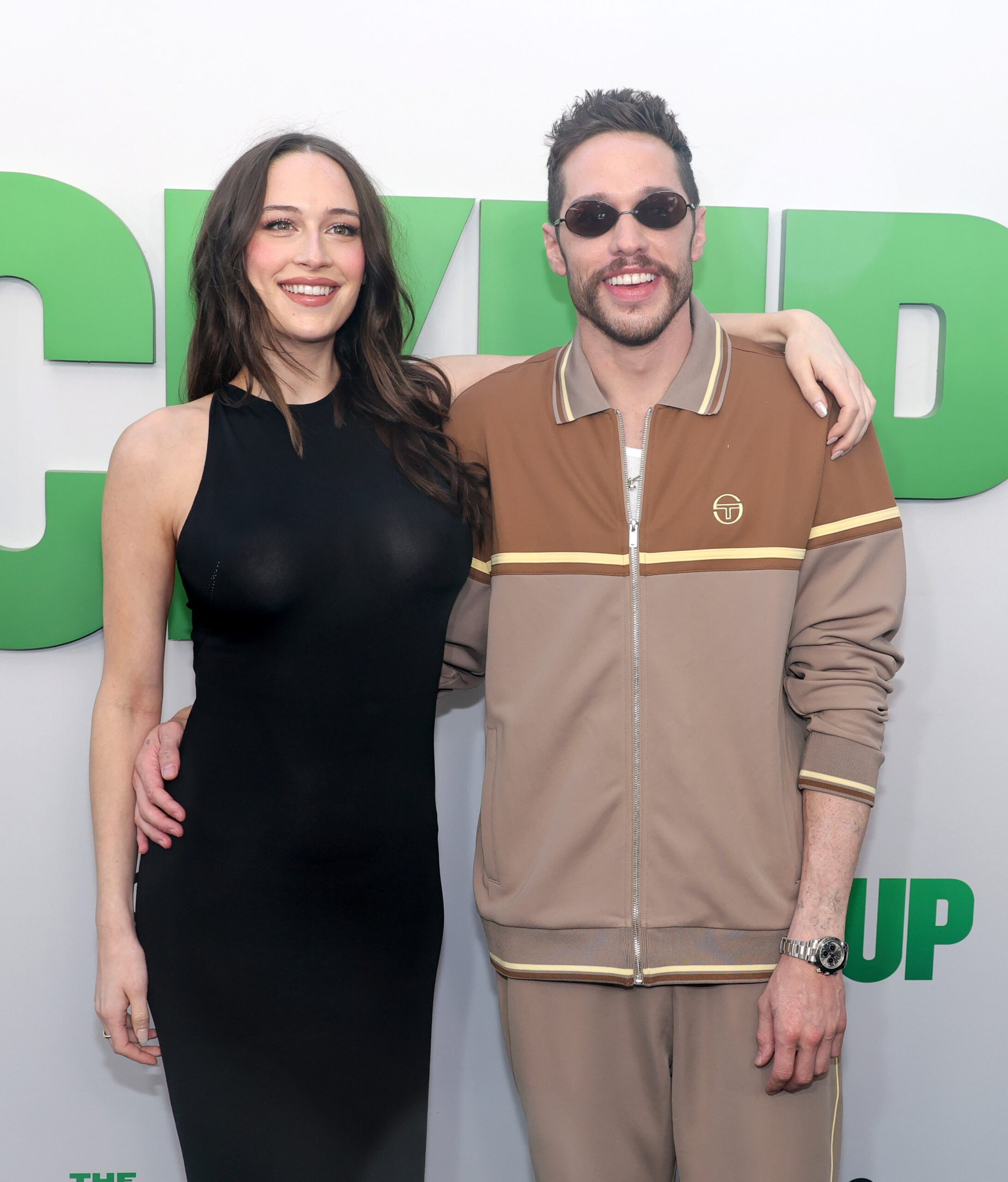 Elsie Hewitt and Pete Davidson in July 2025.