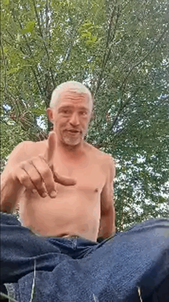 Matt Brown shirtless in 2026.