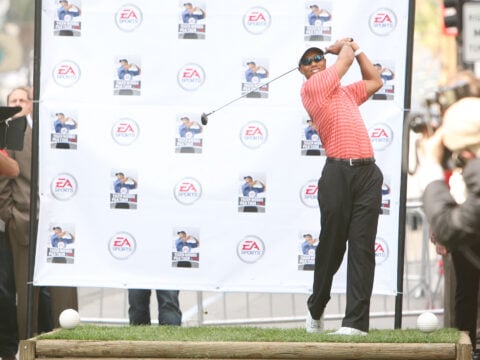 Tiger Woods during EA Sports Celebrates the Launch of 