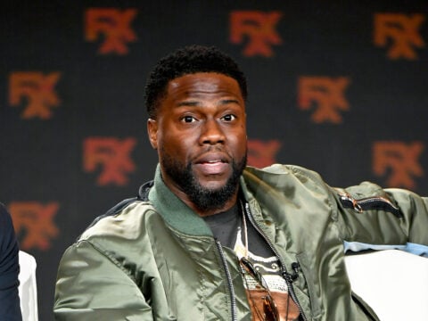 Kevin Hart of 'Dave' speaks during the FX segment of the 2020 Winter TCA Tour at The Langham Huntington, Pasadena on January 09, 2020 in Pasadena, California.