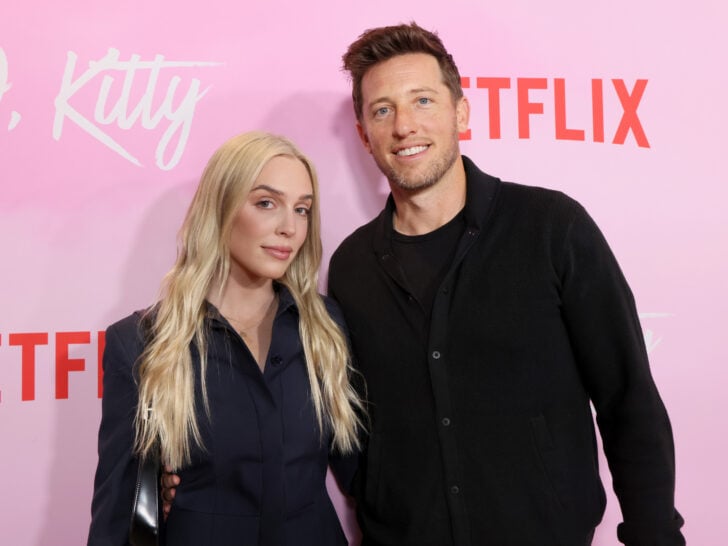 Alex Cooper and Matt Kaplan attend Netflix's XO, Kitty Los Angeles Premiere at Netflix Tudum Theater on May 11, 2023 in Los Angeles, California.